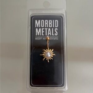 Morbid Metals sun belly button ring
UNOPENED & UNUSED